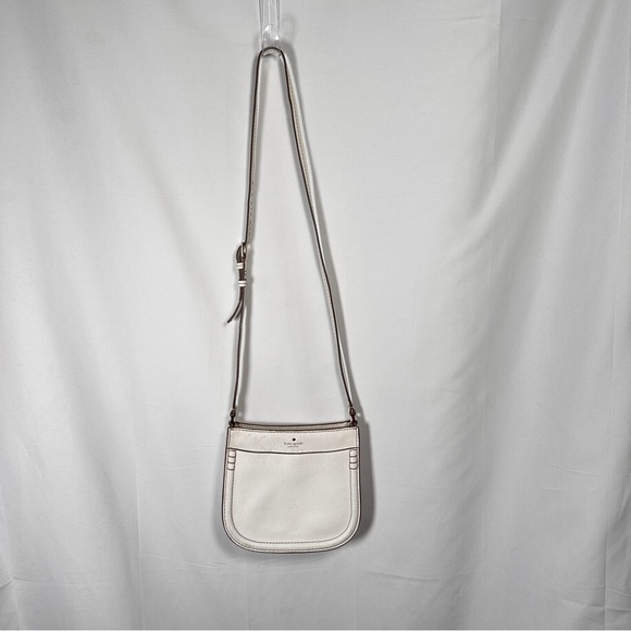 kate spade crossbody leather slim curved design one size white - Picture 3 of 14